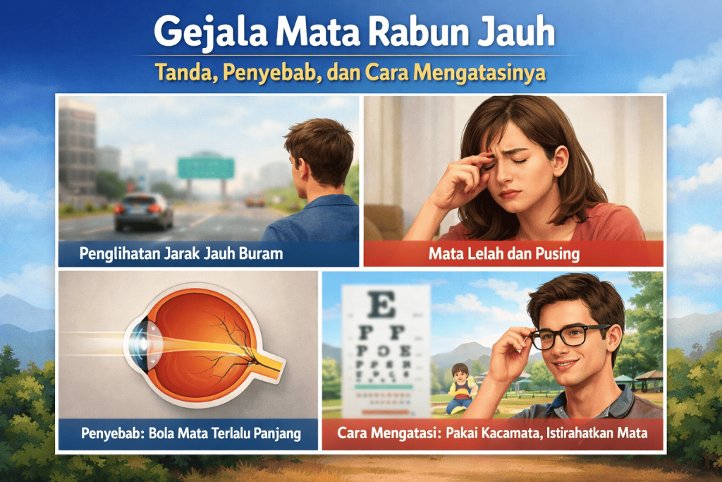Gejala Mata Rabun Jauh